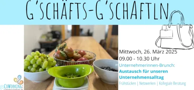 Unternehmerinnen Brunch am 26.03.2025